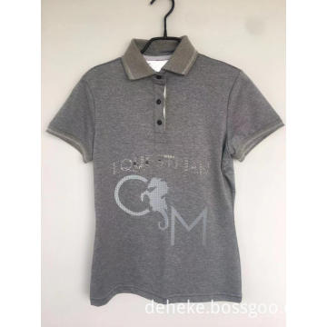 Men's knitted polo t shirt